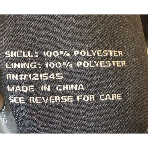 London Fog Womens Black Trench Rain Coat Petite Medium PM No‎ Belt - Picture 9 of 9